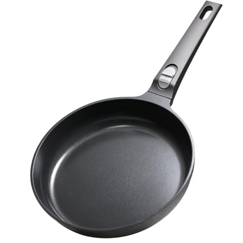 USELUCK 9.5 Inch Nonstick Frying Pan with Detachable Handle, Non Toxic Ceramic Skillet for Cooking, Induction Cookware with Removable Handle, Dishwasher & Oven Safe, PFAS PFOA & PTFE Free, Black - Image 1