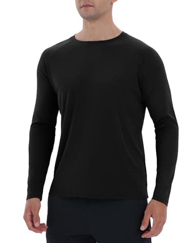 Long Sleeve Shirts for Men - Dry Fit Moisture Wicking UV Protection T-Shirts for Workout Fishing Hiking Athletic Gym - Image 1