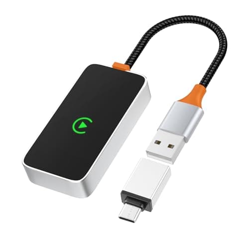 Wireless CarPlay Adapter 2024 Upgraded, Converts Factory Wired CarPlay to Wireless, Plug and Play Car Play Wireless Adapter, Fit for Cars with Built-in CarPlay from 2015 & for Apple iPhone iOS 10+ - Image 1