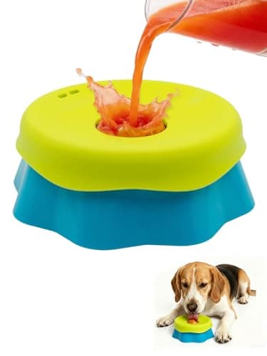 Huafly Slow Feeder Dog Bowls,3-Layer Detachable for Easy Cleaning,Dual-Use Wet Lick & Dry Slow Feeder,Food-Grade Silicone,Anti-Slip Base for All Floors,for Small,Medium,Large Dogs - Image 1