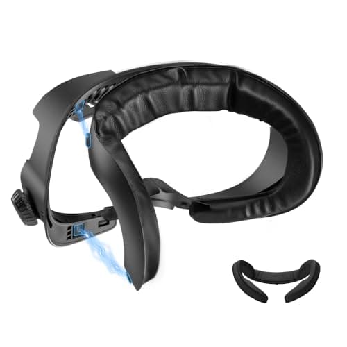 AMVR FC4M Magnetic Facial Interface, Silk Face Pad Cover with Ventilation-Design, Compatible with Quest 3 Accessories, Face Cushion for Halo Head Strap (NOT Compatible with Quest 3S)