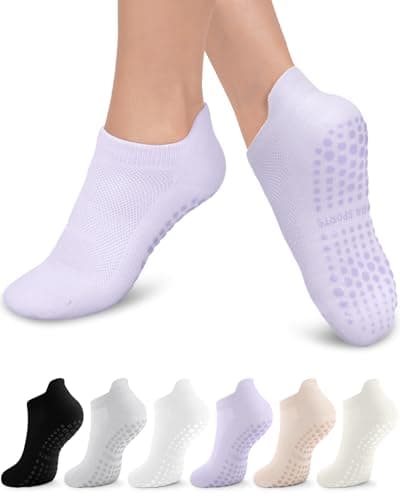 Grip Pilates Socks Women, Yoga Socks for Ballet Barefoot Workout Athletic Socks - Image 1