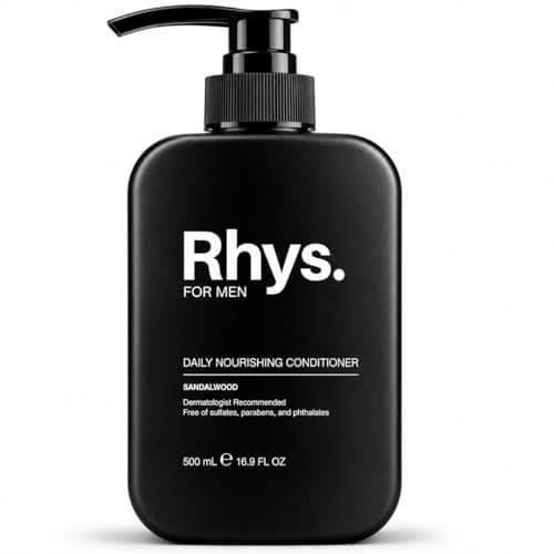 Rhys Men’s Moisturizing Sandalwood Conditioner – Hydrating Conditioner for Dry & Damaged Hair – Sulfate Free, Paraben Free – 16.9 fl oz - Image 1