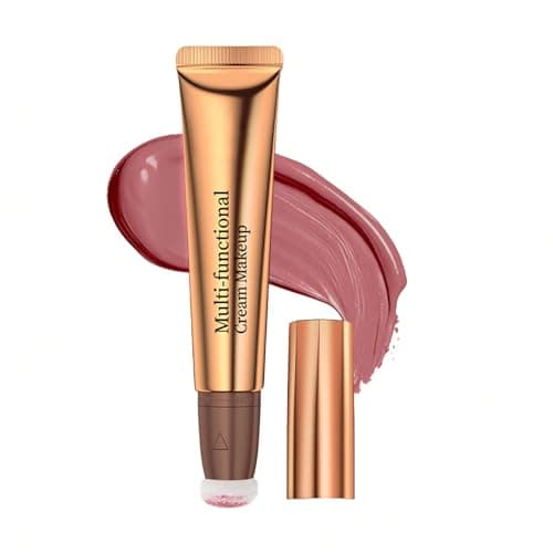 QIC Liquid Blush for Natural Matte Finish Multi-Use Blush Stick for Eyes Lips & Cheeks Nourishing & Long-Lasting (09 Mauve Pink)