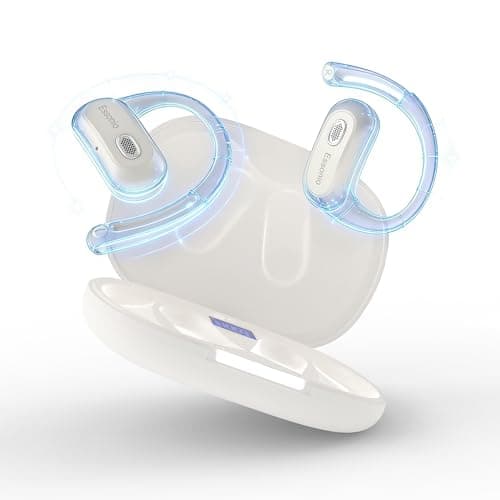 Essonio Open-Ear Headphones Over Ear Earbuds with Ear Hooks Directional Sound Bluetooth 6.0 35H Endurance, Dual-Layer Silicone Comfort ENC Clear Calls, IPX5 Sweat Resistant Workout Earphones - Image 1