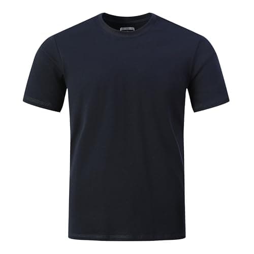 Men's Quick-Dry Moisture-Wicking T-Shirt,UPF 50+ Sun Protection Gym Training & Outdoor Hiking Shirt,Sapphire Blue 3XL - Image 1
