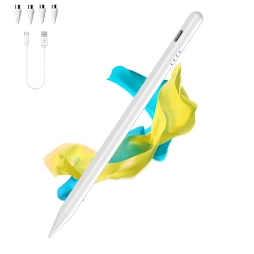 Android Stylus Pens for Touch Screens High Precision&Sensitivity Magnetic Type-C Tablet Stylus Suit with Samsung/Huawei/Lenovo/Mi/Vivo/Switch and Other Android Smartphone and Tablet Device - White - Image 1