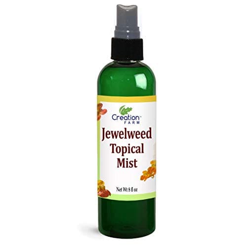 Creation Pharm Jewelweed Spray - Itchy Skin Relief Remedy for Poison Ivy Oak Large 8 OZ Size Use for Skin Allergy,Rash - All Natural Botanical Base of Plant Extracts - Image 1