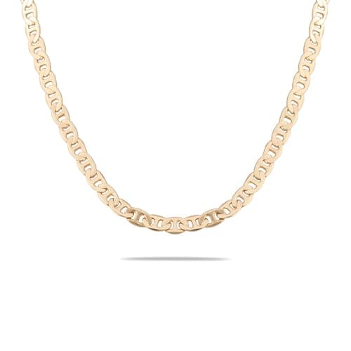 Milan Chiva 14K Gold Chunky Plated Snake Chain Necklace for women, Dainty Trendy Non Tarnish Charm Stacked Necklaces Fashion Jewelry for Women MNS-1031GD - Image 1