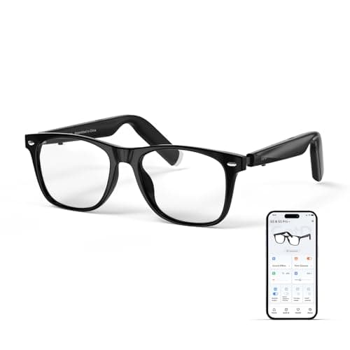 GetD AI Glasses for Men & Women, Smart Glasses Powered by ChatGPT, AI Real-time Translation with 107 languages, 11H Music Play, Bluetooth Glasses with Anti-Blue Light Lens for Daily Use, Travel - Image 1