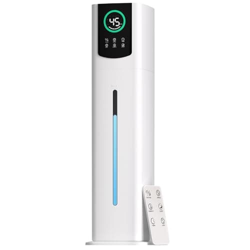 AreShark 2.4 Gal/9L Humidifier for Bedroom, Large Room 500ft², Cool Mist Air Humidifiers with 75H Runtime, Humidity Setting, Easy to Clean, Top Fill, 30dB Quiet, for Plants, Adults, Nursery, Kids - Image 1
