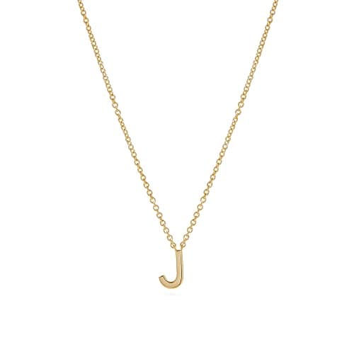 Hayopi Gold Initial Necklace for Women,14K Real Gold Plated Letter Necklace Dainty Gold Name Necklace Personalized Tiny Simple Cute Choker Necklaces Preppy Jewelry Gifts for Women - Image 1