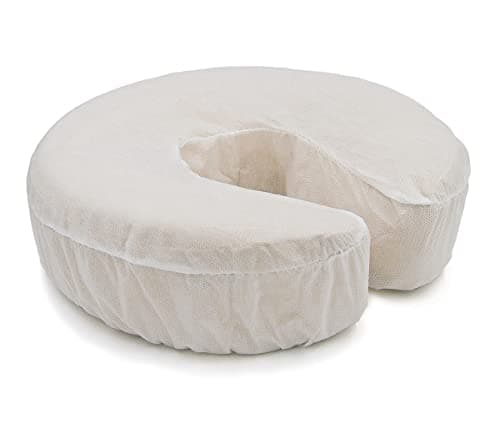 LIFESOFT Disposable Fitted Face Cradle Covers Silky Massage Headrest Covers Pack of 50 - Image 1