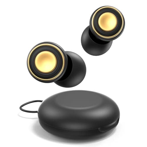 ZovGemy Reusable Earplugs for Focus, Travel & Work, Up to 33dB Noise Reducing Silicone Ear Plugs with 4 Sizes, Secure Fit, Portable Snap-Closure Case for Flights, Study, Commute Reading - Image 1