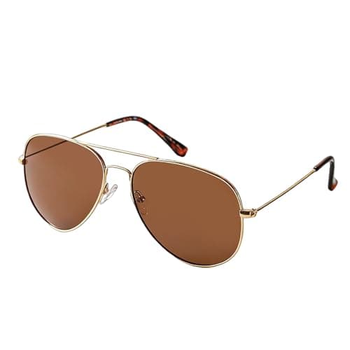 Vylenxio Classic Aviator Sunglasses for Women Men, Teardrop UV400 Lenses