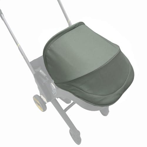Feliliber Stroller Replacement Accessories Canopy, Baby Stroller Sun Shade Compatible with Doona Car Seat & Strollers (Olive)