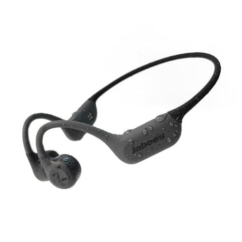 Jabees 7Seven Bone Conduction Swimming Headphones, IP68 Waterproof, 32GB MP3 Player, Bluetooth 6.0, Multi-Point Pairing, Open Ear Sport Headphones with Mic for Swimming, Running, Cycling - Image 1