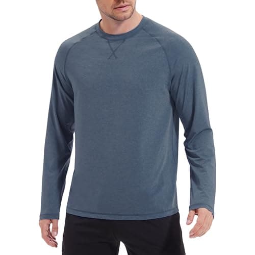 Men’s Rash Guard Swim Shirt UPF 50+ Sun Protection Quick Dry Short Sleeve UV Swim Top for Surfing Swimming Beach