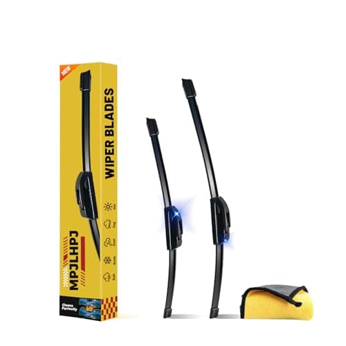 2002-2006 Toyota Camry, 2004-2008 Toyota Solara Windshield Wiper Blades, 24"+19" U-Hook Front Window Wiper Blade Set, All Season Premium OEM Replacement Wipers - Image 1