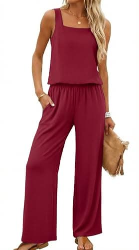 Lepunuo Two Piece Sets for Women Dressy Wide Leg Pants Lounge Sets - Image 1