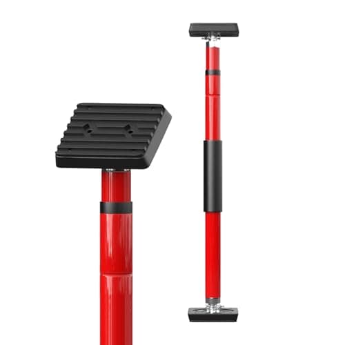 3-H Cabinet Jacks for Installing Cabinets, Thickened All-Steel Adjustable Support Pole with Twist-Lock Mechanism, Heavy-Duty Third Hand Tool, Red, 27.5"-43" 1pc - Image 1