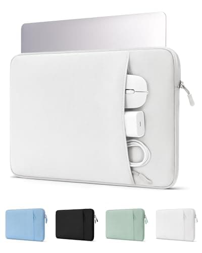 ProCase Laptop Sleeve 14" for MacBook Pro 14-Inch M5/M4/M3/M2/M1 Pro/Max 2026-2021, Computer Case Also Compatible with 14" HP Dell ASUS Lenovo Acer Chromebook -Silver