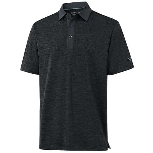 M MAELREG Golf Shirts for Men Dry Fit Moisture Wicking Pique Performance Casual Sport Mens Polo Shirts Short Sleeve - Image 1