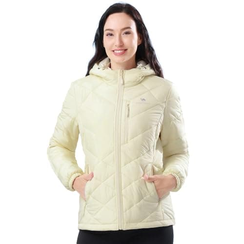 CAMEL CROWN Women's Hooded Puffer Jacket with Heat Reflective Lining Lightweight Winter Coat Warm Jacket - Image 1