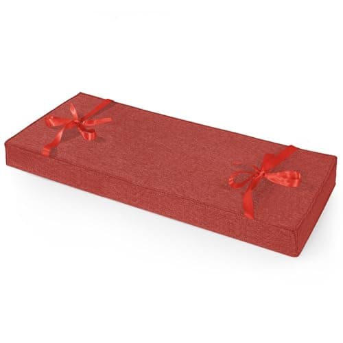 ROFIELTY Bench Cushion 39 inch, Durable Bench Cushions for Indoor Furniture,Window Seat Cushions Indoor, Personalized Custom Bench Cushion (Red, 39x15x3) - Image 1