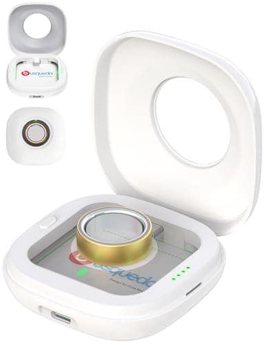 Wireless Charging Case for Oura Ring 4 Charger, 2000mAh Portable Travel Charging Station Fits All-Sized Ring Gen 4, Up to 30 Days Extra Battery Life (Official Charging Dock Not Included) - Image 1