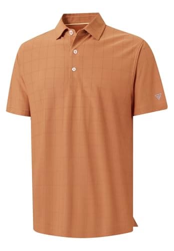 M MAELREG Men's Golf Shirts Short Sleeve Lightweight Performance Moisture Wicking Dry Fit Casual UPF 30+ Polo Shirts for Men - Image 1