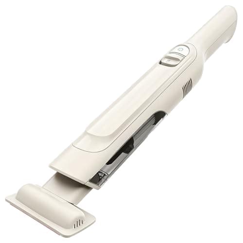 PROMOMO Handheld Vacuum Cordless, Lightweight 1.4lb with Powerful Suction, Charging Dock, Single Touch Empty and Detachable Dust Cup, Portable Mini Car Vac for Home Office and Pet Hair (Beige) - Image 1