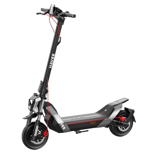 NAVEE NT5 Max Electric Scooter, 31 mph Speed, 51.6 Miles Range, Fast Charging, 1900W Peak Motor, Dual Telescopic & Damping Arm Suspension, Dual Disc Brake, 10.5" Tubeless Tire, Off-Road Scooter Adults - Image 1