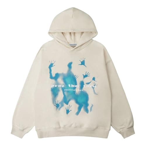 Aelfric Eden Graphic Hoodies Vintage Printed Hoodie Sweatshirt Casual Oversized Long Sleeve Streetwear Hooded Pullover - Image 1