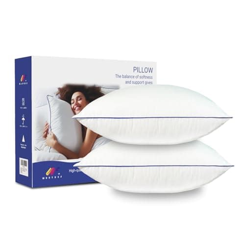 Wuuyuef 18x18 Pillow Inserts Set of 2–Hypoallergenic Square Pillow Inserts, Oeko-TEX Certified Virgin Down Alternative Filling, Machine Washable - Image 1