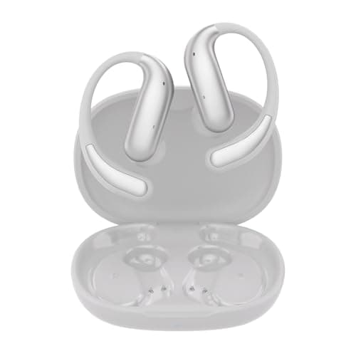TANALAZ i70 Open-Ear Headphones, Bluetooth 6.0 Wireless Earbuds with Secure Ear Hooks, IPX5 Sweatproof for Gym & Running, Crystal-Clear Calls, Lightweight Comfort for Workouts & Fitness (Gray) - Image 1