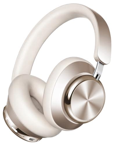 Wentronic Y03 Bluetooth Headphones Wireless Active Noise Cancelling Over Ear Headphones 48 Hours Playtime High Sound Quality 6 EQ Music Mode Headphones with Soft Ear Cushion - Starlight - Image 1