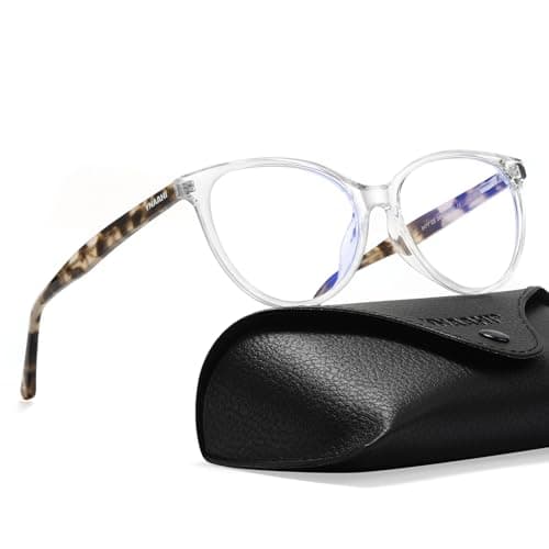 Ynaahi Blue Light Glasses for Men Women, Blue Light Blocker, 99% UV Protection. Ideal for Computer Use, Gaming, Reading. - Image 1