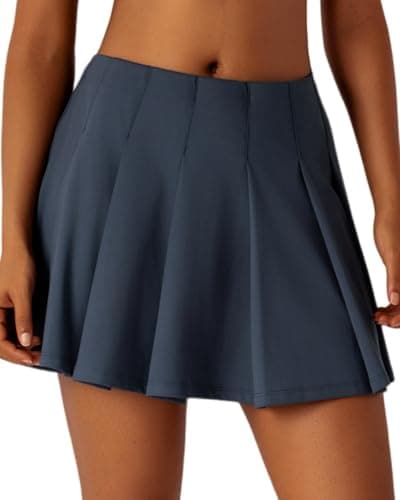 Leapstride Pleated Skirts for Women Tennis Skirts High Waisted Golf Skorts with Pockets-Workout Athletic Activewear - Image 1