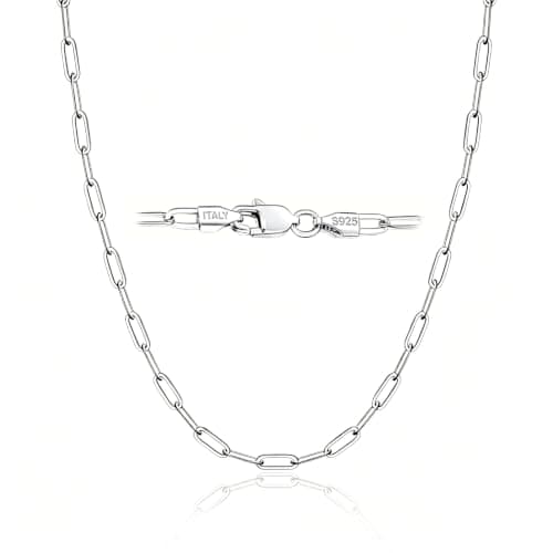 Pekttal 925 Sterling Silver Chain Necklace for Women - Image 1