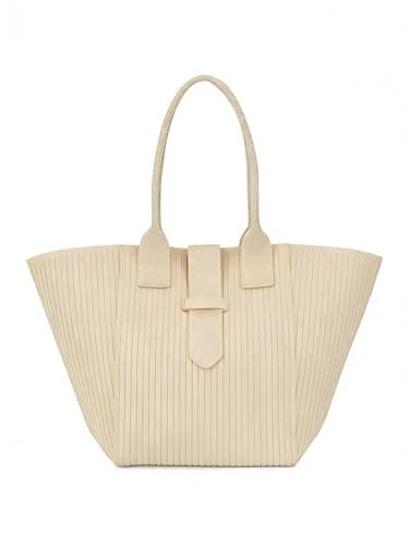 Tote Bag for Women, Hobo Handbags, Shoulder Purse for Everyday, Work, Travel, Shopping (Beige) - Image 1