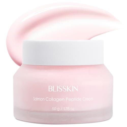 Blisskin Intensive Repair Salmon Collagen Peptide Face Cream - Deeply Nourishing Formula with Peptides & Niacinamide for Essential Daily Care, 1.76oz - Image 1