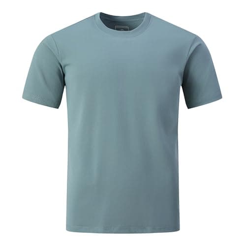 Men's Quick-Dry Moisture-Wicking T-Shirt,UPF 50+ Sun Protection Gym Training & Outdoor Hiking Shirt,Mint Green S - Image 1