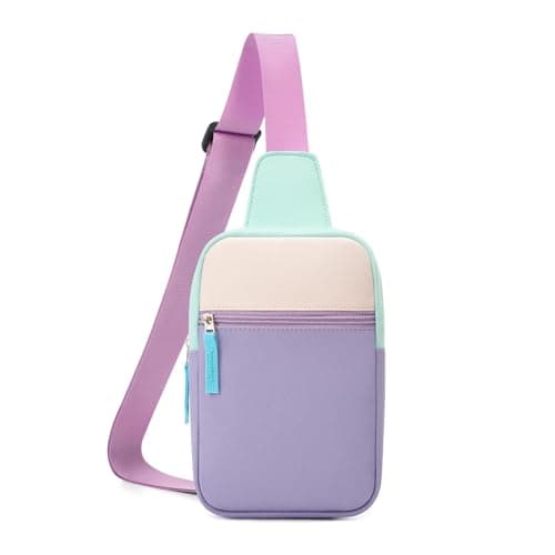 Sveter Fanny Pack Purse Birthday Gifts for 8 9 10 11 12 Year Old Teen Girls, Girl Fashion Gifts for Tween Girls Kids Crossbody Bag, Adjustable Sling Bag Preppy Trendy Stuff Dorm Travel Essential - Image 1