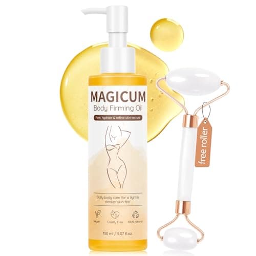 Magic Body Firming Oil After Shower Body Oils for Women with Massage Roller | Tighten, Hydrate, Crepe Erase, Anti Cellutite with DEFENSIL®, Vitamin E & Natural Botanicals (5.07 fl.oz.) - Image 1
