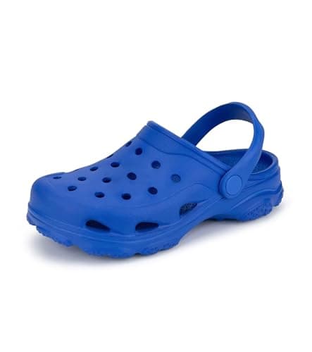 AOVOG Toddler Boys Clogs Garden Shoes Comfortable Slides Sandals Beach Pool Slipper Blue - Image 1