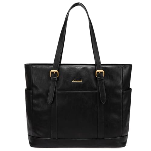 LOVEVOOK Laptop Work Tote Bag for Women,Teacher Computer Briefcase Business Shoulder Bag for Office Travel Gift - Image 1