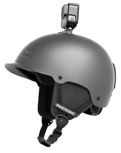 InnerKing Lightweight Ski Helmet for Men and Women with Action Camera Mount, 12-Vent ABS Snowboard Helmet with Impact-Resistant EPS Foam, Adjustable Fit, Protective Snow Sports Helmet-
