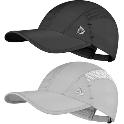 YANIKY Quick-Dry Running Hat for Men & Women Cooling Hat UPF 50+ Thin Baseball Cap Lightweight Breathable Mesh Sport Hats - Image 1