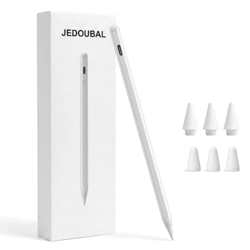 3X Fast Charge Stylus Pen for iPad, Active Pencil with Palm Rejection & Tilt Sensitivity, Compatible iPad 10th/9th/8th/7th/6th Gen, Air 11/13 M2/M3/5/4/3, Pro 11/12.9/13 M4, Mini A17 Pro - Image 1